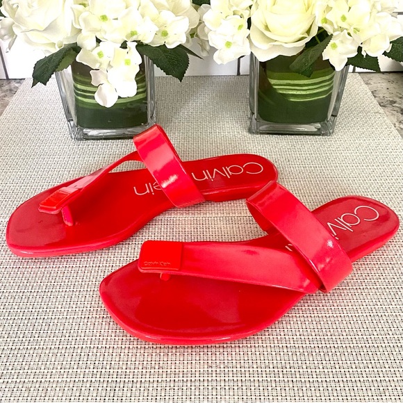 NWT Calvin Klein sandals size 6.5 - Picture 1 of 3